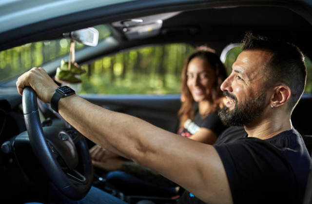 Couple in Car