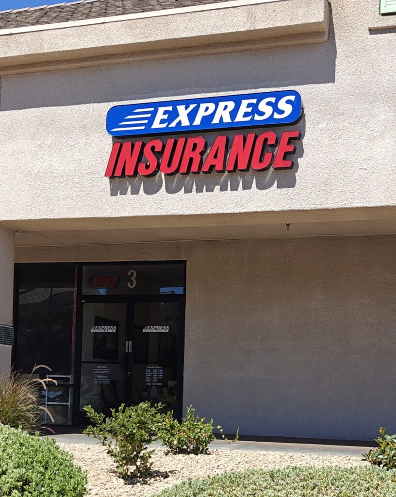 Auto Insurance Las Vegas 1 Express Insurance Henderson location on Gibson Rd.